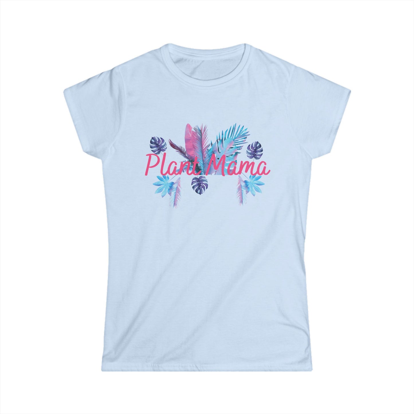 Plant Mama,  Women's Soft Style T-Shirt, Casual Summer Top, Gift for Plant Lovers, Trendy Graphic Shirt, Great for Summer, Casual Wear, Plant Lovers
