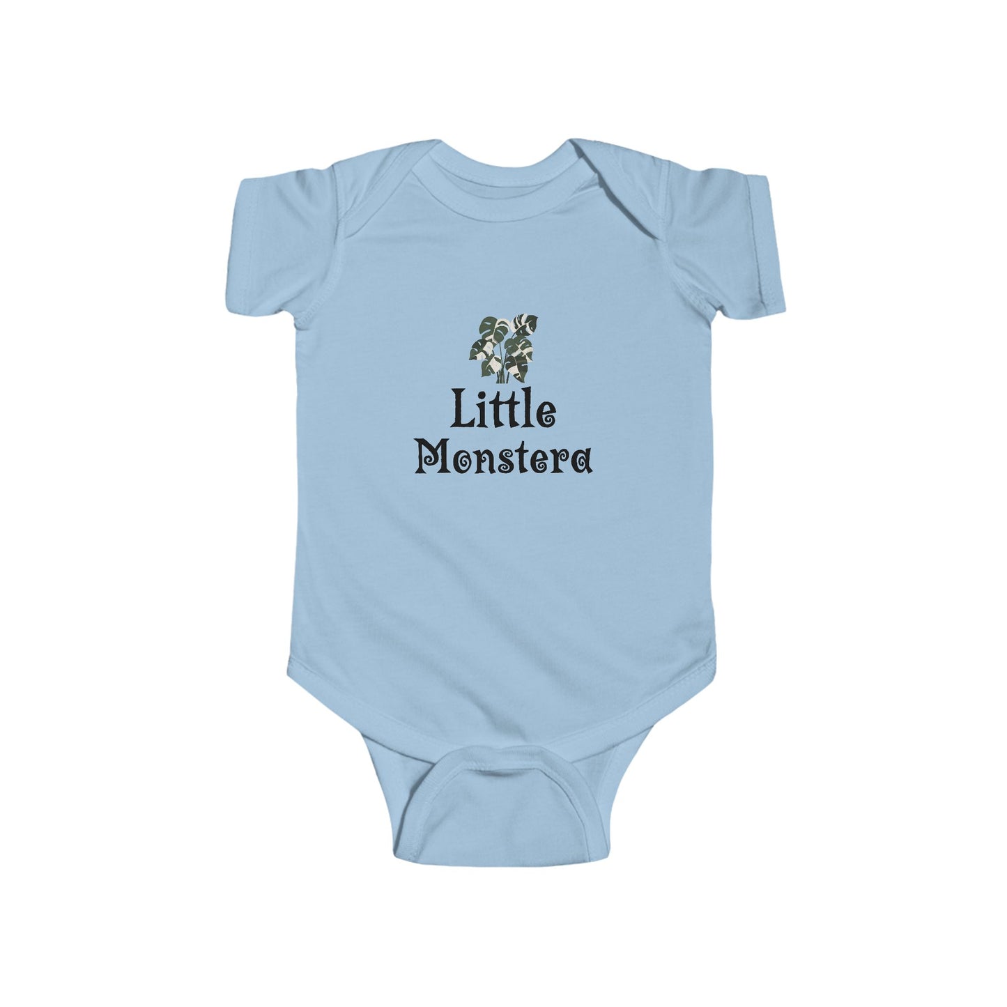 Little Monstera Onesie, Cute Baby Bodysuit - "Little Monstera" Design, Perfect for Baby Showers, Newborn Photos, Garden Lovers, Plant Parents, First Birthdays