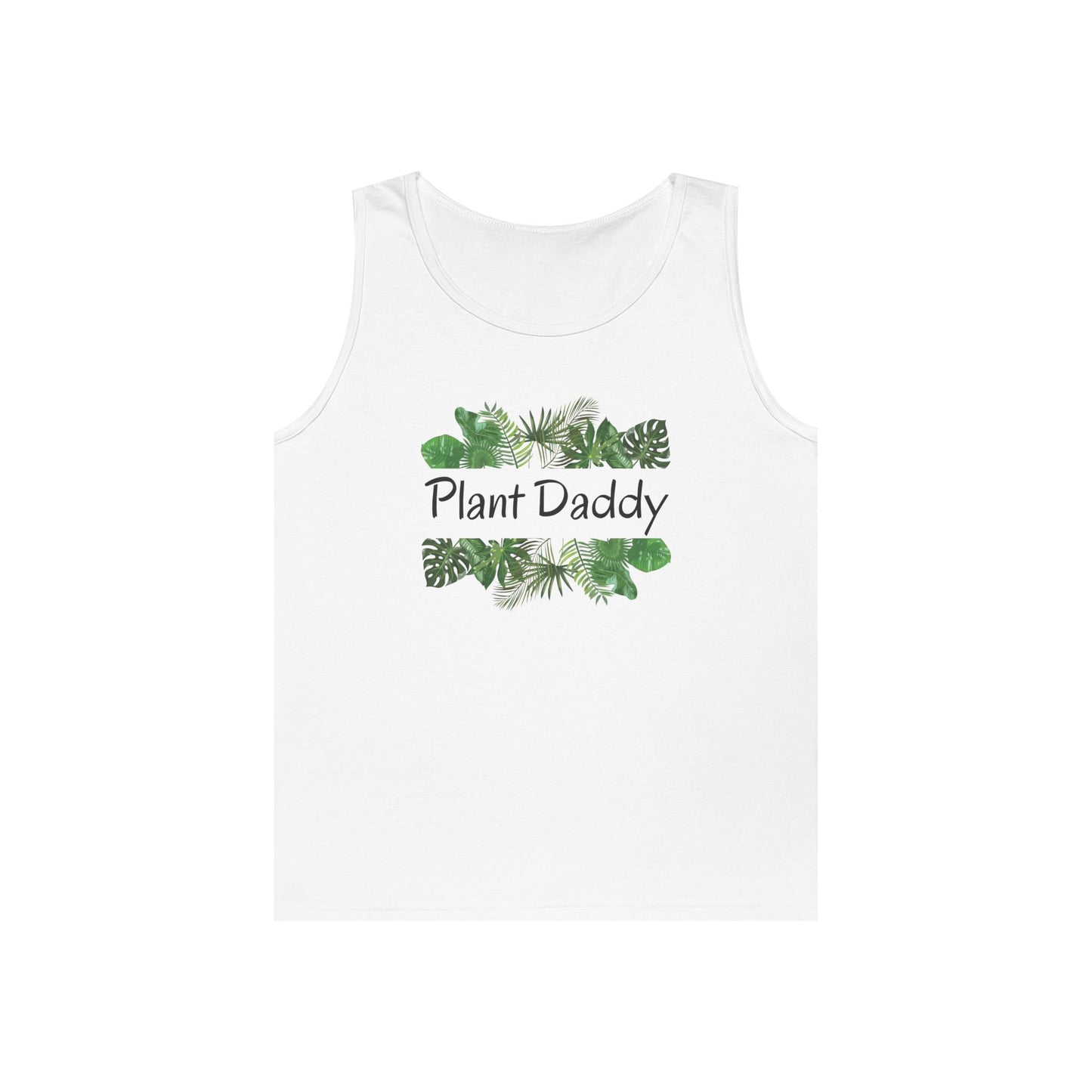 Plant Daddy Unisex Heavy Cotton Tank Top | Great for Plant Lovers, Gardening Gifts, Father's Day, Summer Wear, Eco-Friendly Fashion