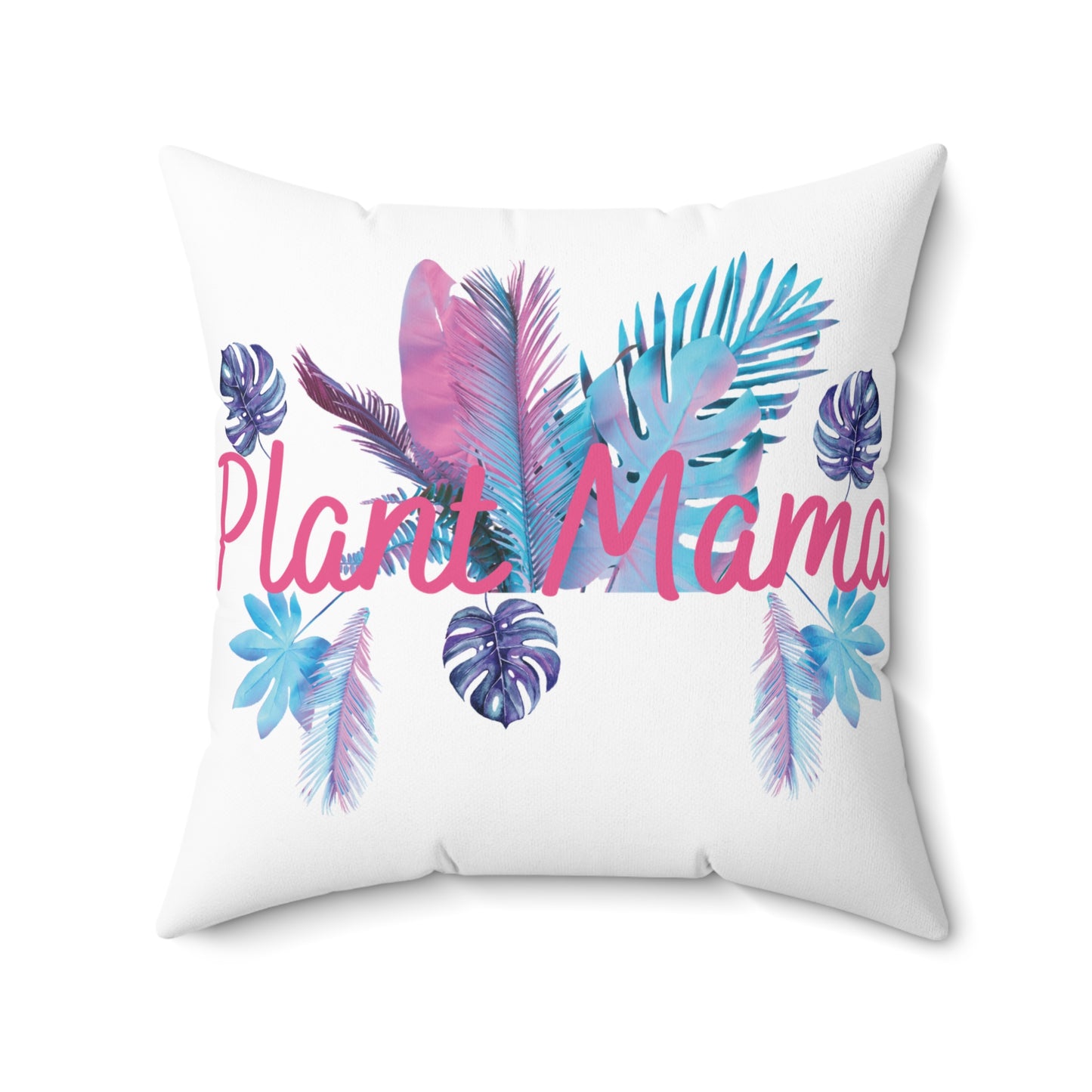 Plant Mama, Boho Plant Mama Pillow | Cute Home Decor for Plant Lovers, Gift for Moms, Tropical Pillows, Housewarming Gift, Botanical Decor