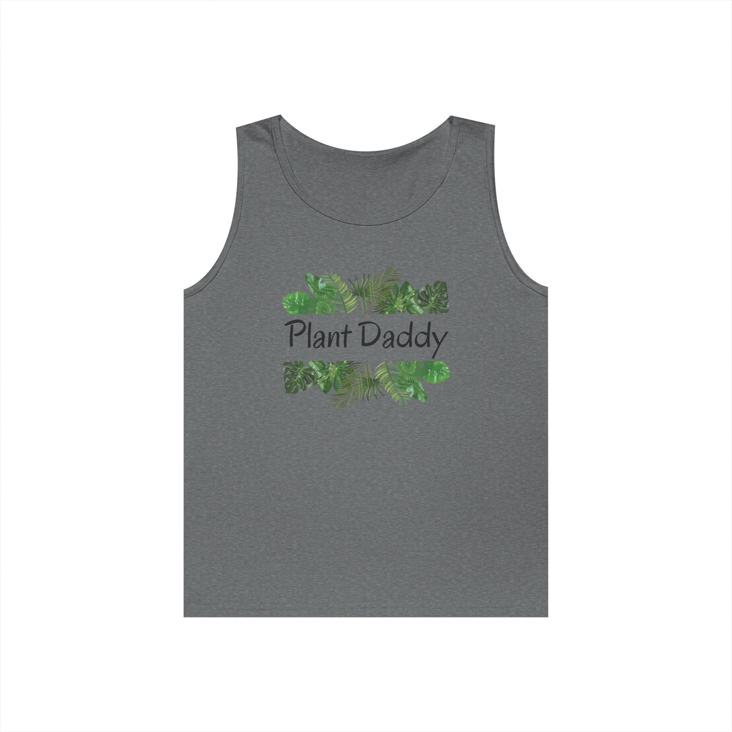 Plant Daddy Unisex Heavy Cotton Tank Top | Great for Plant Lovers, Gardening Gifts, Father's Day, Summer Wear, Eco-Friendly Fashion