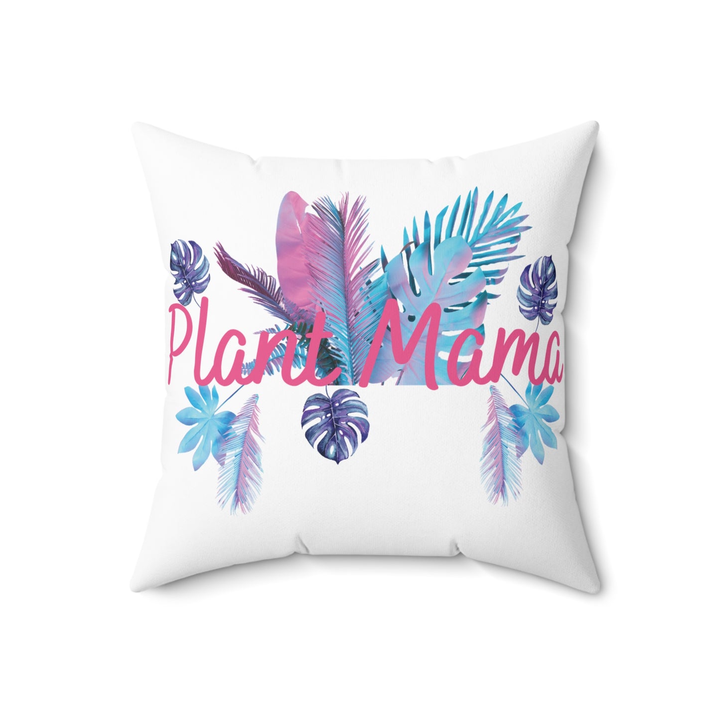 Plant Mama, Boho Plant Mama Pillow | Cute Home Decor for Plant Lovers, Gift for Moms, Tropical Pillows, Housewarming Gift, Botanical Decor
