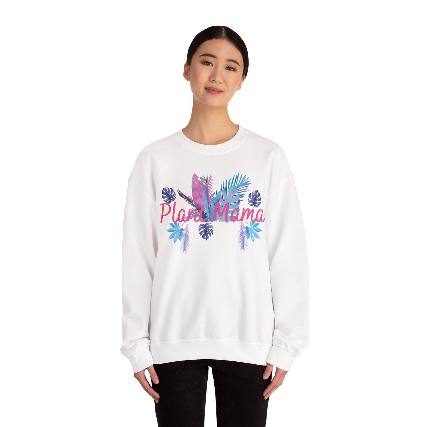 Plant Mama Sweatshirt, Cozy Crewneck for Plant Lovers, Gift for Mom, Botanical Aesthetic, Nature Lover Apparel, Spring Fashion