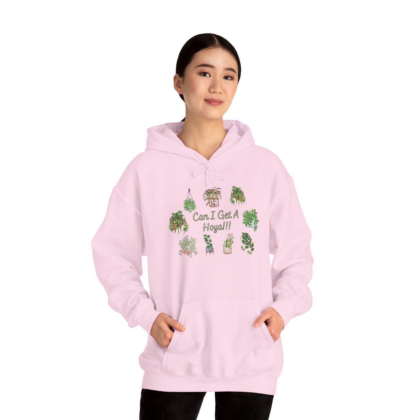 "Can I Get A Hoya!!!" - Plant Lover Hoodie — Cute Sweatshirt Hoodie