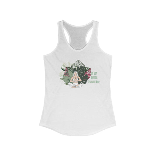 In My Plant Era, Women's Ideal Racerback Tank, Plant Shirt, Plant Gift