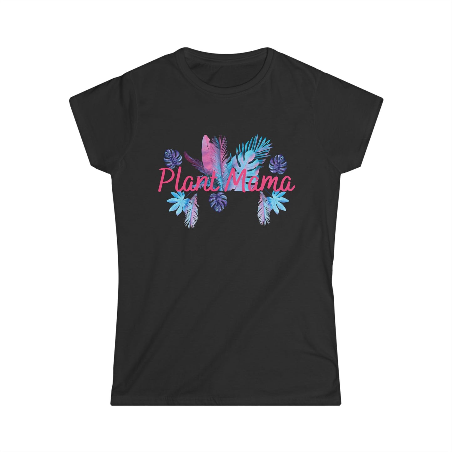 Plant Mama,  Women's Soft Style T-Shirt, Casual Summer Top, Gift for Plant Lovers, Trendy Graphic Shirt, Great for Summer, Casual Wear, Plant Lovers