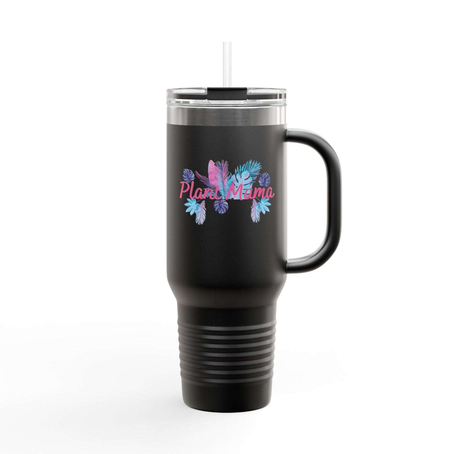 Plant Mama Tumbler, Insulated Travel Mug for Plant Mamas, Floral Travel Mug, Eco-Friendly Mug, Gift for Gardeners, Customizable Mug, 40oz Mug