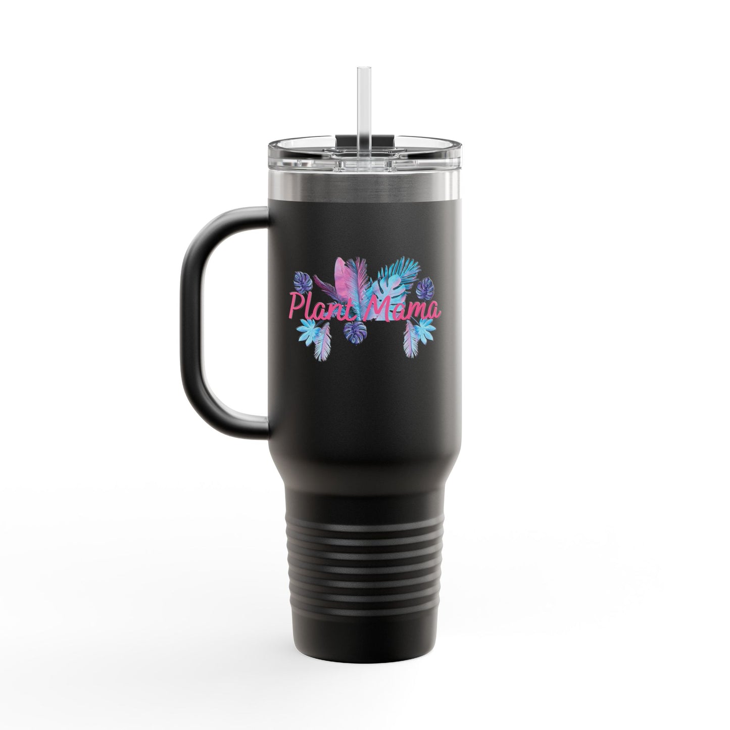 Plant Mama Tumbler, Insulated Travel Mug for Plant Mamas, Floral Travel Mug, Eco-Friendly Mug, Gift for Gardeners, Customizable Mug, 40oz Mug