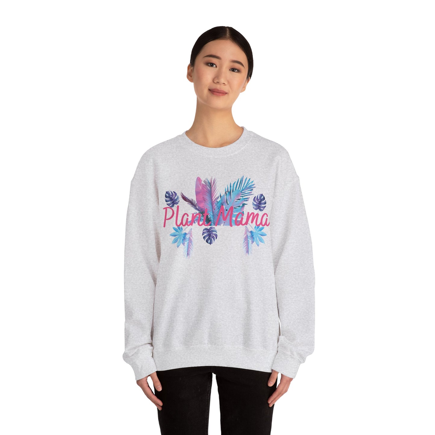 Plant Mama Sweatshirt, Cozy Crewneck for Plant Lovers, Gift for Mom, Botanical Aesthetic, Nature Lover Apparel, Spring Fashion