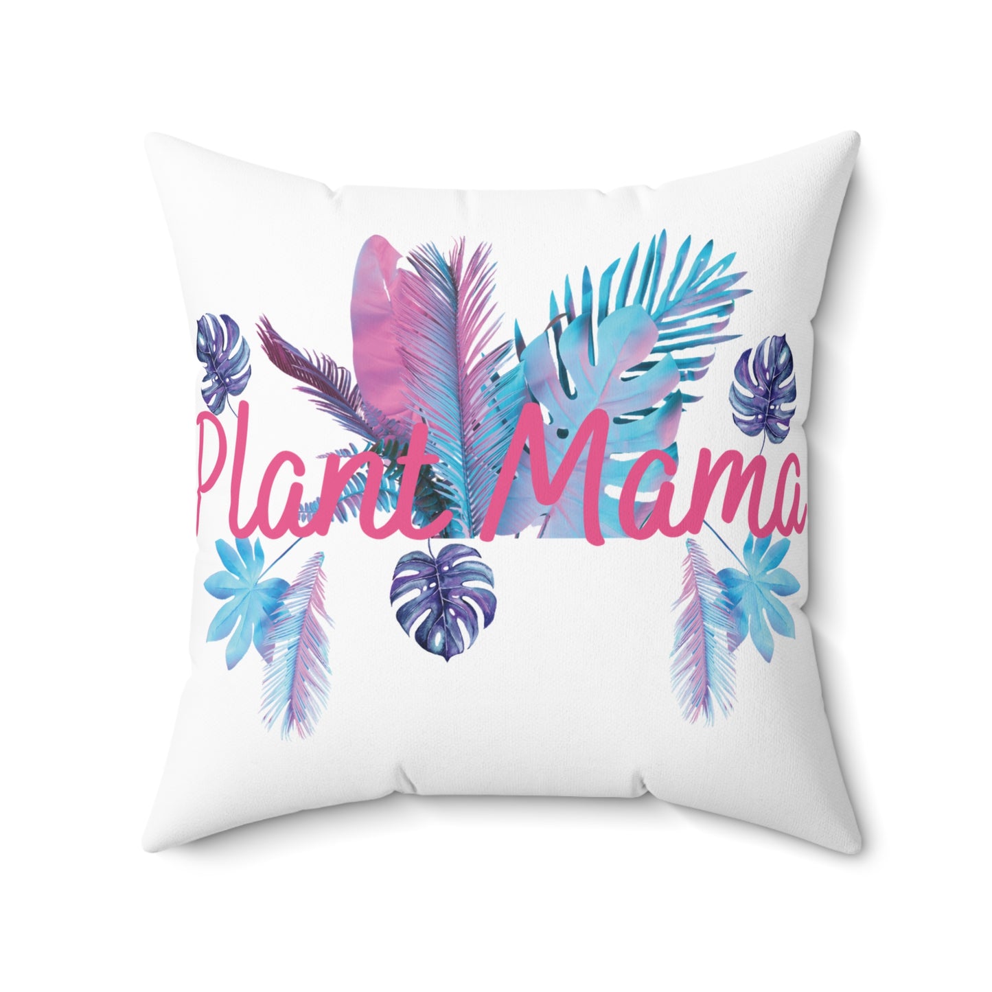 Plant Mama, Boho Plant Mama Pillow | Cute Home Decor for Plant Lovers, Gift for Moms, Tropical Pillows, Housewarming Gift, Botanical Decor