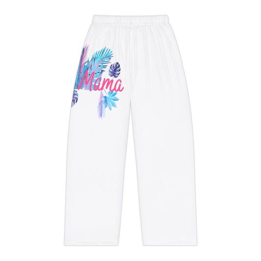 Plant Mama, Cozy Floral Women's Pajama Pants | Perfect for Mamas, Relaxing at Home, Self-Care, Mother's Day Gift, Eco-Friendly Comfort