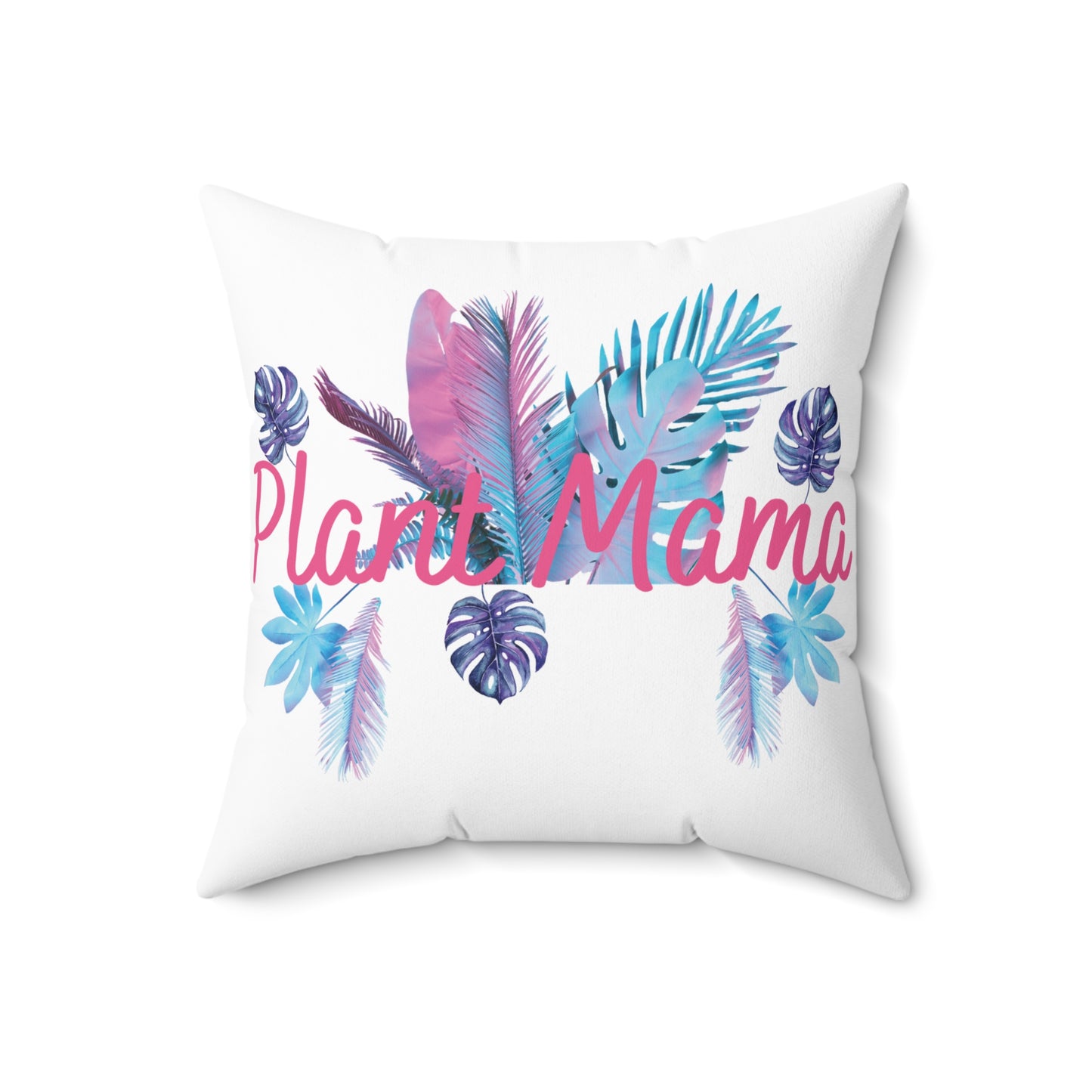 Plant Mama, Boho Plant Mama Pillow | Cute Home Decor for Plant Lovers, Gift for Moms, Tropical Pillows, Housewarming Gift, Botanical Decor