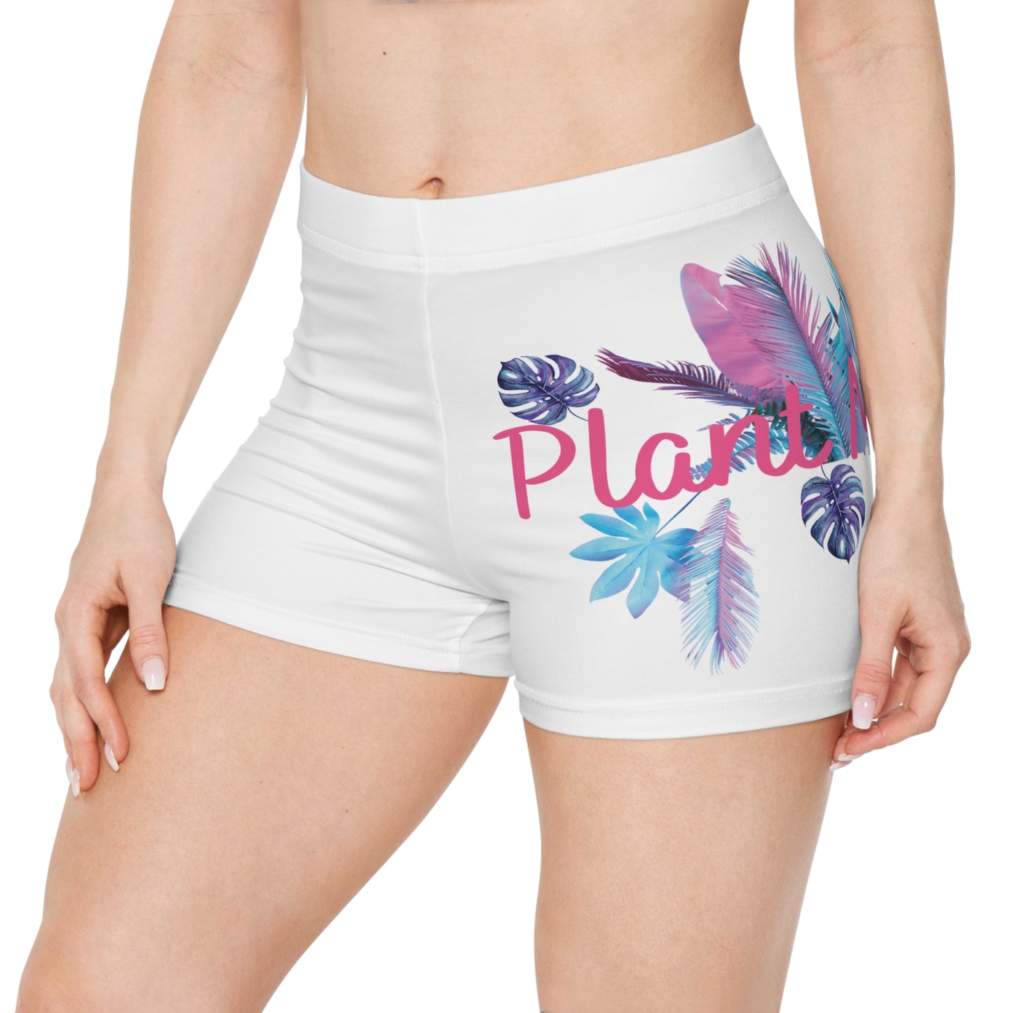 Plant Mama, Women's Plant Era Shorts, Relaxed Fit Yoga Shorts, Summer Lounge Wear, Gift for Plant Lovers, Holiday Casual Fashion