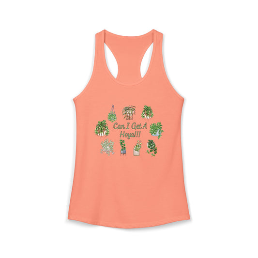 Can I Get A Hoya - Women's Ideal Racerback Tank