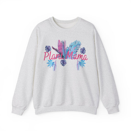 Plant Mama Sweatshirt, Cozy Crewneck for Plant Lovers, Gift for Mom, Botanical Aesthetic, Nature Lover Apparel, Spring Fashion
