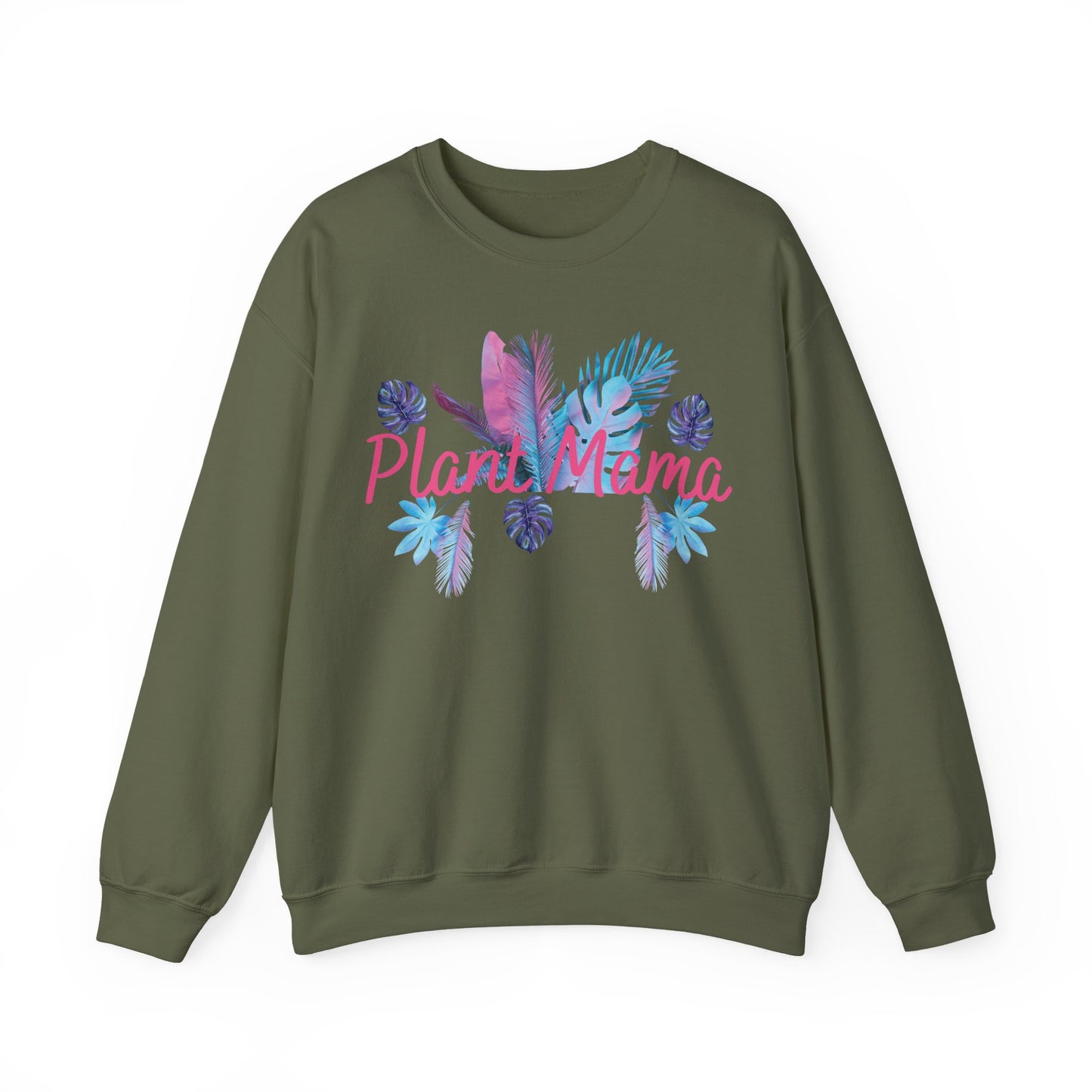 Plant Mama Sweatshirt, Cozy Crewneck for Plant Lovers, Gift for Mom, Botanical Aesthetic, Nature Lover Apparel, Spring Fashion