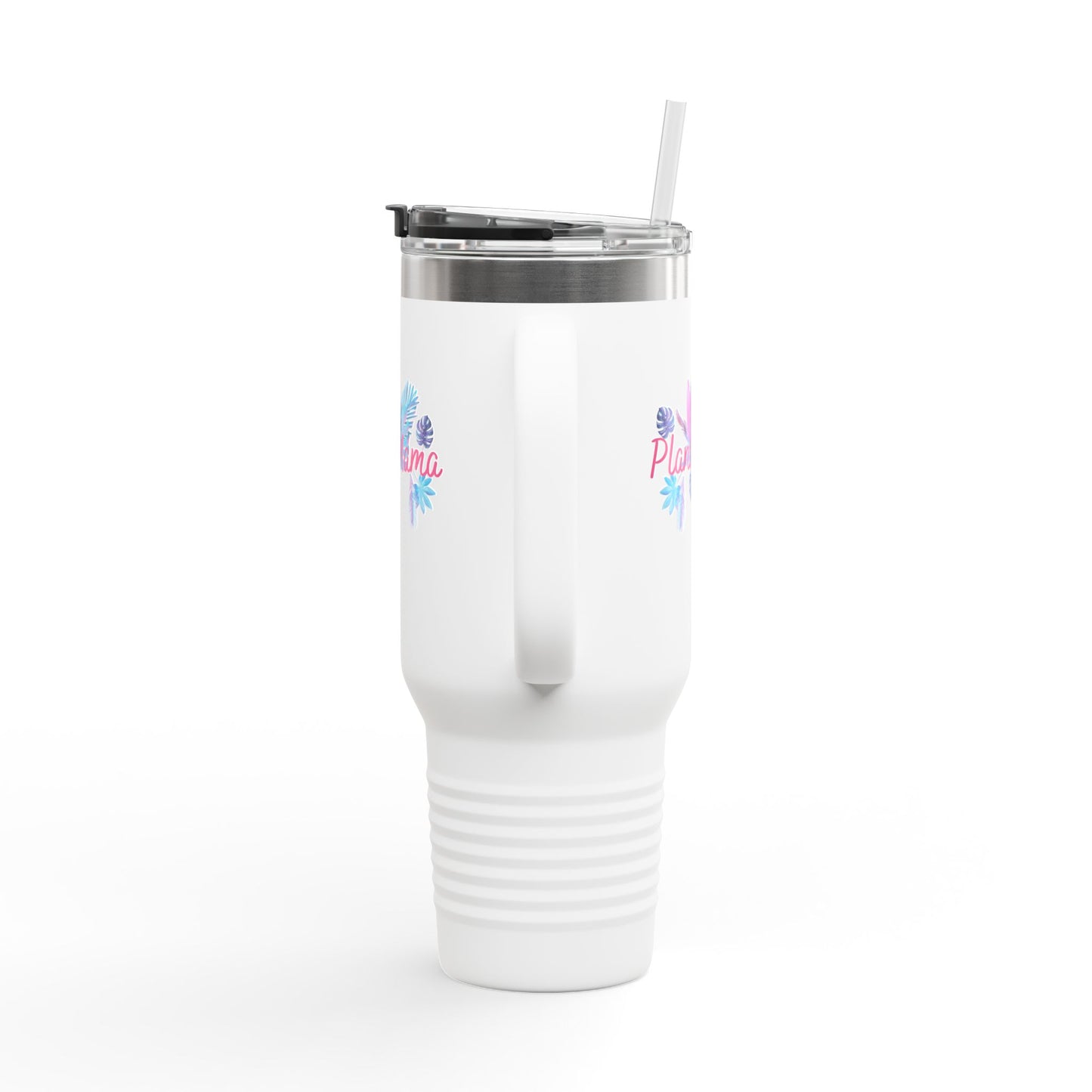 Plant Mama Tumbler, Insulated Travel Mug for Plant Mamas, Floral Travel Mug, Eco-Friendly Mug, Gift for Gardeners, Customizable Mug, 40oz Mug