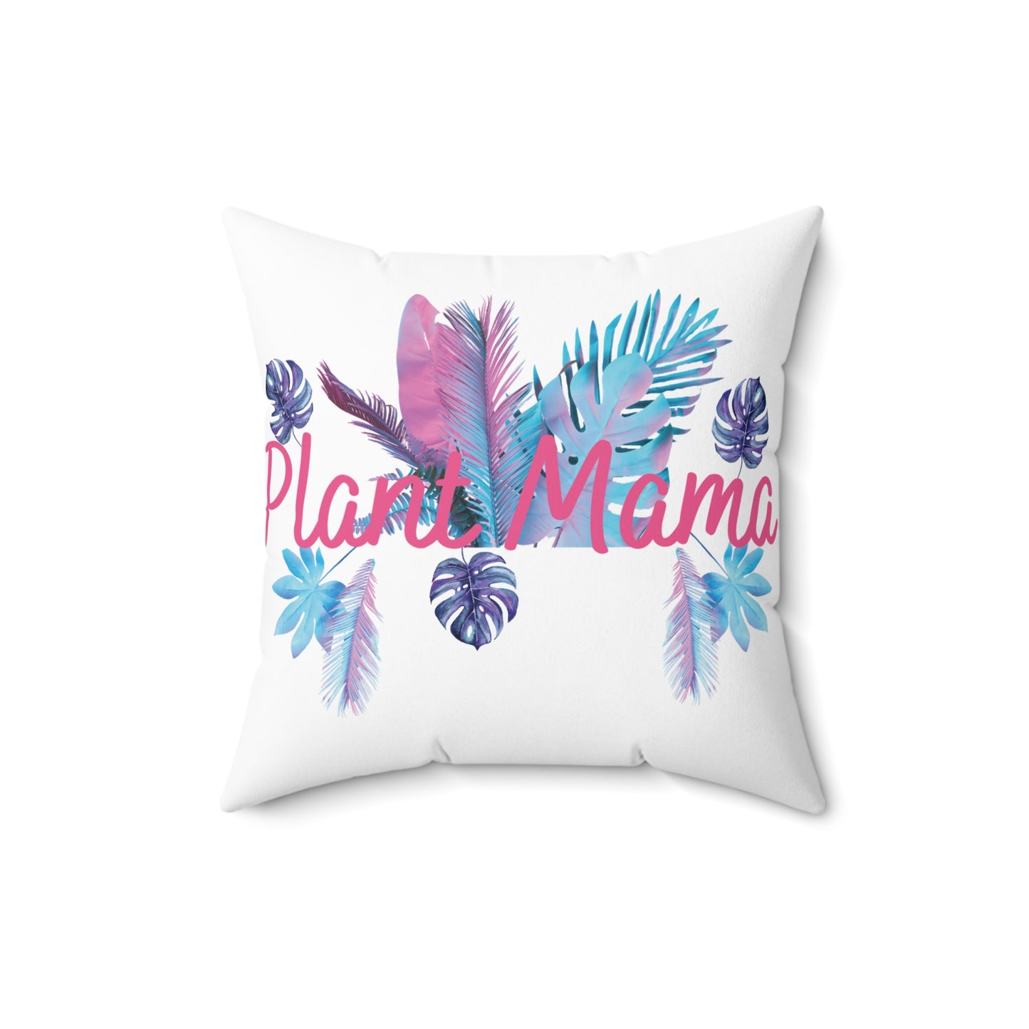 Plant Mama, Boho Plant Mama Pillow | Cute Home Decor for Plant Lovers, Gift for Moms, Tropical Pillows, Housewarming Gift, Botanical Decor