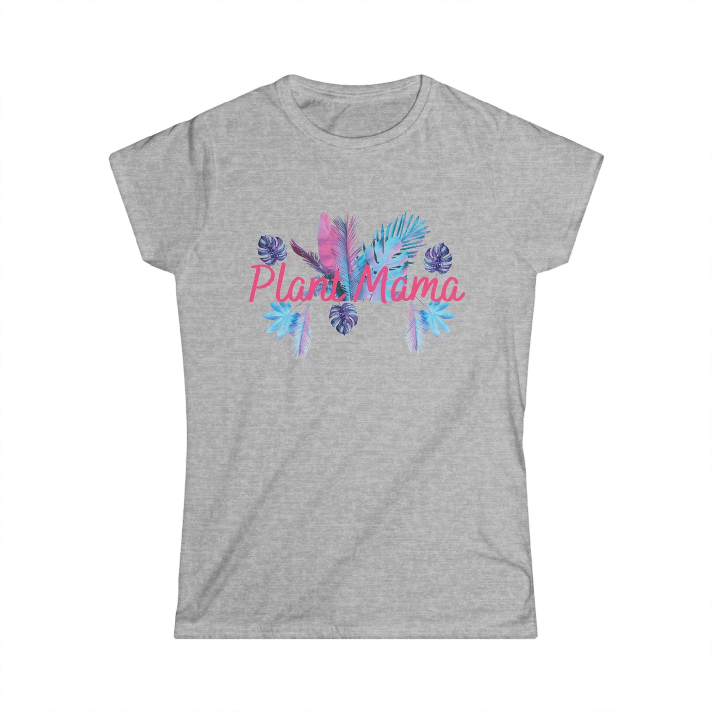 Plant Mama,  Women's Soft Style T-Shirt, Casual Summer Top, Gift for Plant Lovers, Trendy Graphic Shirt, Great for Summer, Casual Wear, Plant Lovers