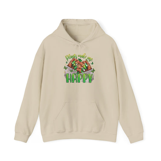 "Plants Make Me Happy" Cute Nail Hoodie Sweatshirt