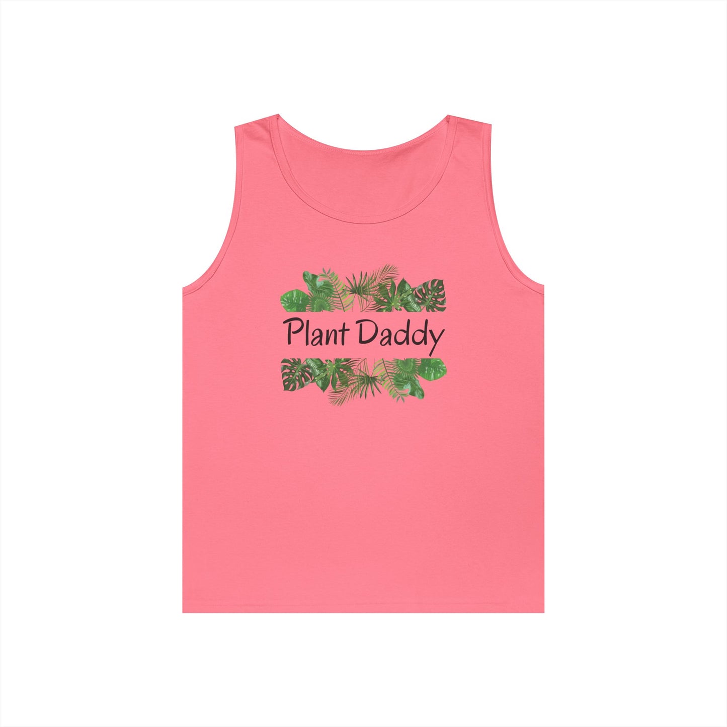 Plant Daddy Unisex Heavy Cotton Tank Top | Great for Plant Lovers, Gardening Gifts, Father's Day, Summer Wear, Eco-Friendly Fashion