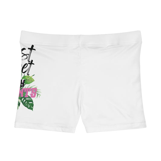 "I Just Wet My Plants" Summer Yoga Shorts