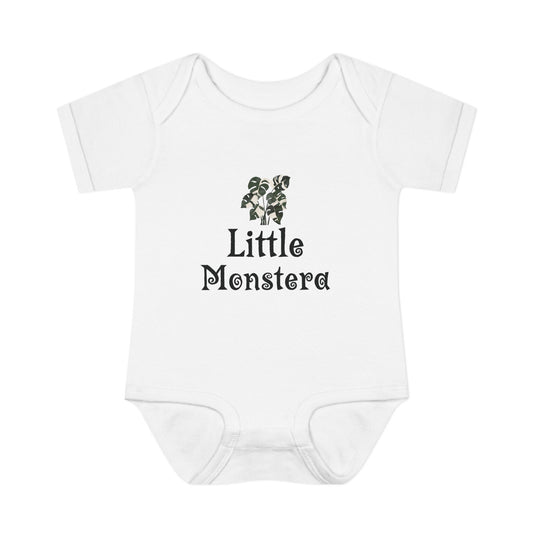 Little Monstera Baby Bodysuit — Infant Onesie