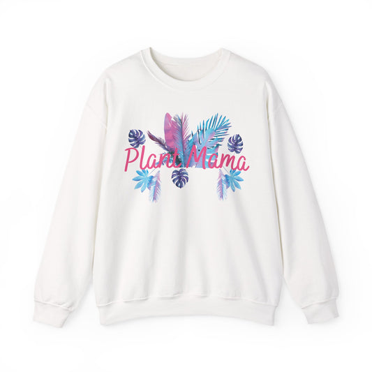 Plant Mama Sweatshirt, Cozy Crewneck for Plant Lovers, Gift for Mom, Botanical Aesthetic, Nature Lover Apparel, Spring Fashion