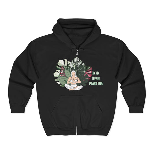 “In My House Plant Era” Zip-Up Hoodie