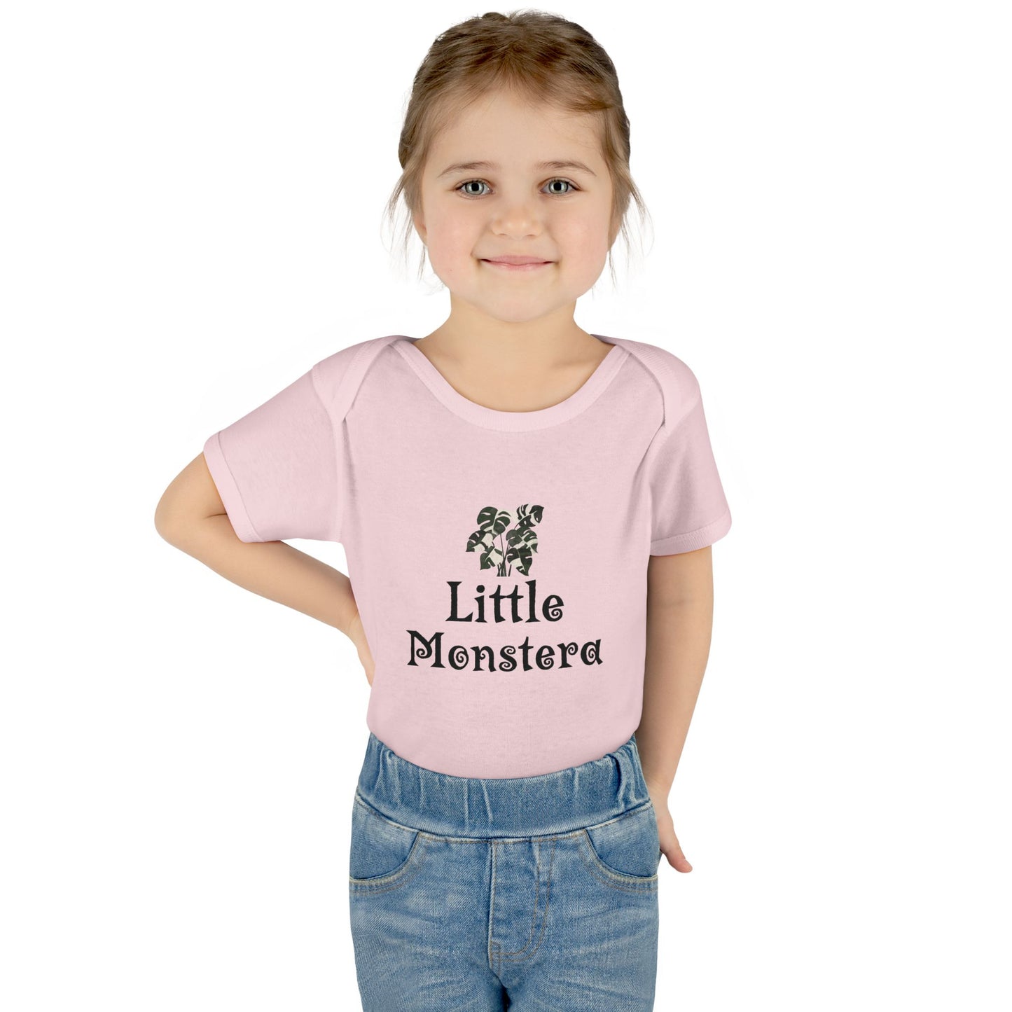 Little Monstera Baby Bodysuit — Infant Onesie