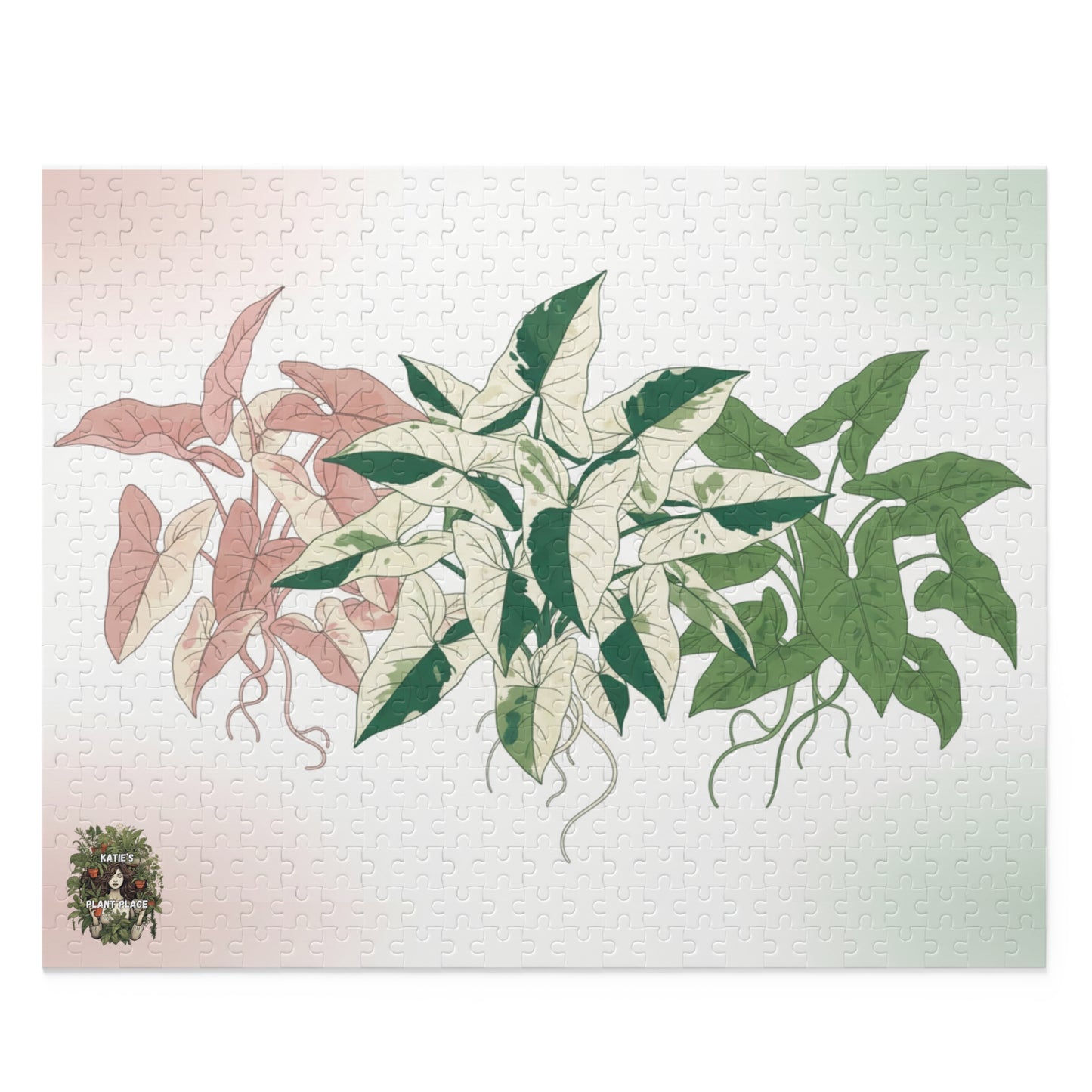 Syngonium Jigsaw Puzzle – 120/252/500-Piece Botanical Puzzle