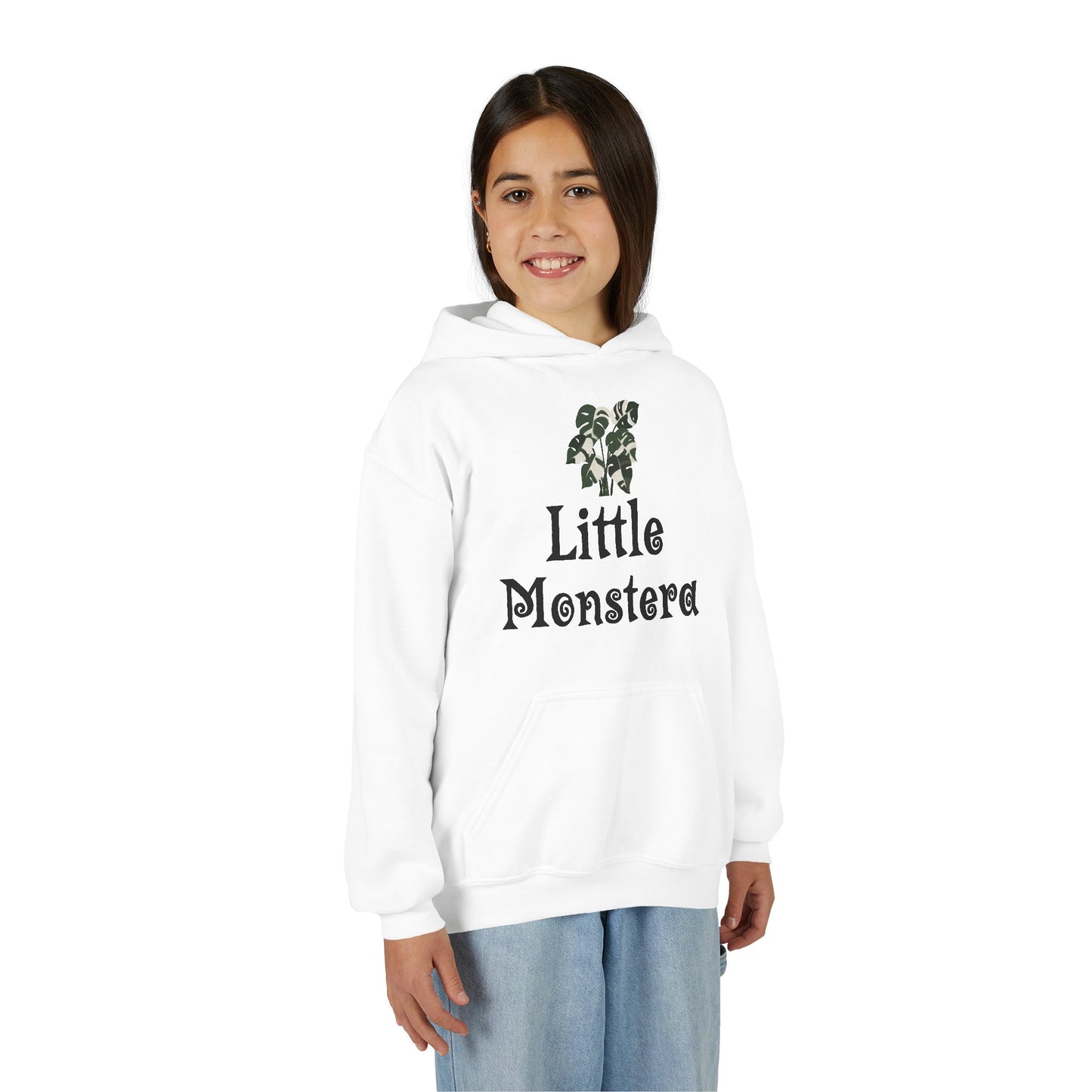 Little Monstera Youth Hoodie