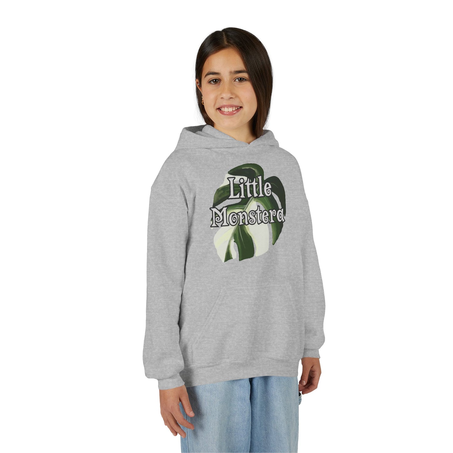 Little Monstera Youth Hoodie