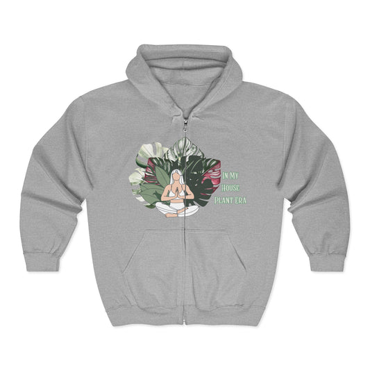 “In My House Plant Era”  Zip-Up Hoodie