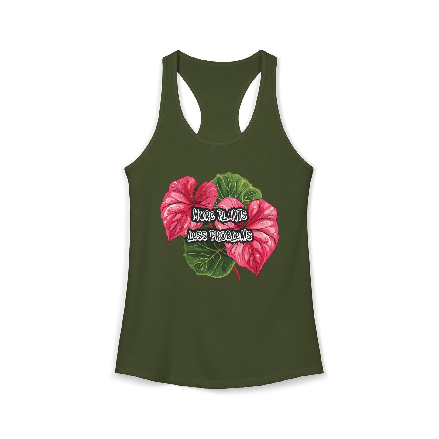 Women's Racerback Tank — Custom Descriptive Graphic