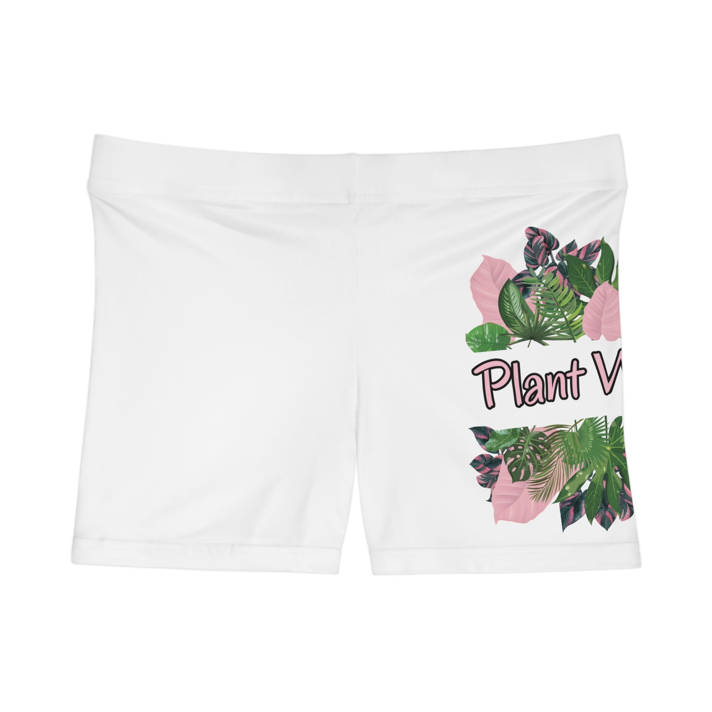 Plant Whore Women’s Shorts — Botanical Print Yoga Shorts