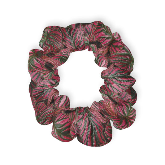 Pink Begonia Scrunchie — Hair Accessory