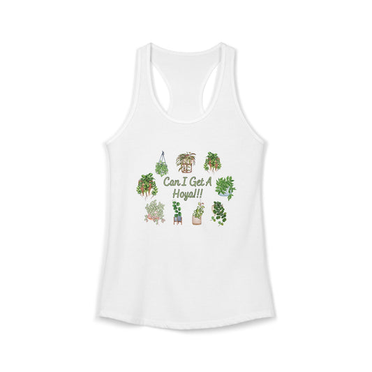 Can I Get A Hoya - Women's Ideal Racerback Tank