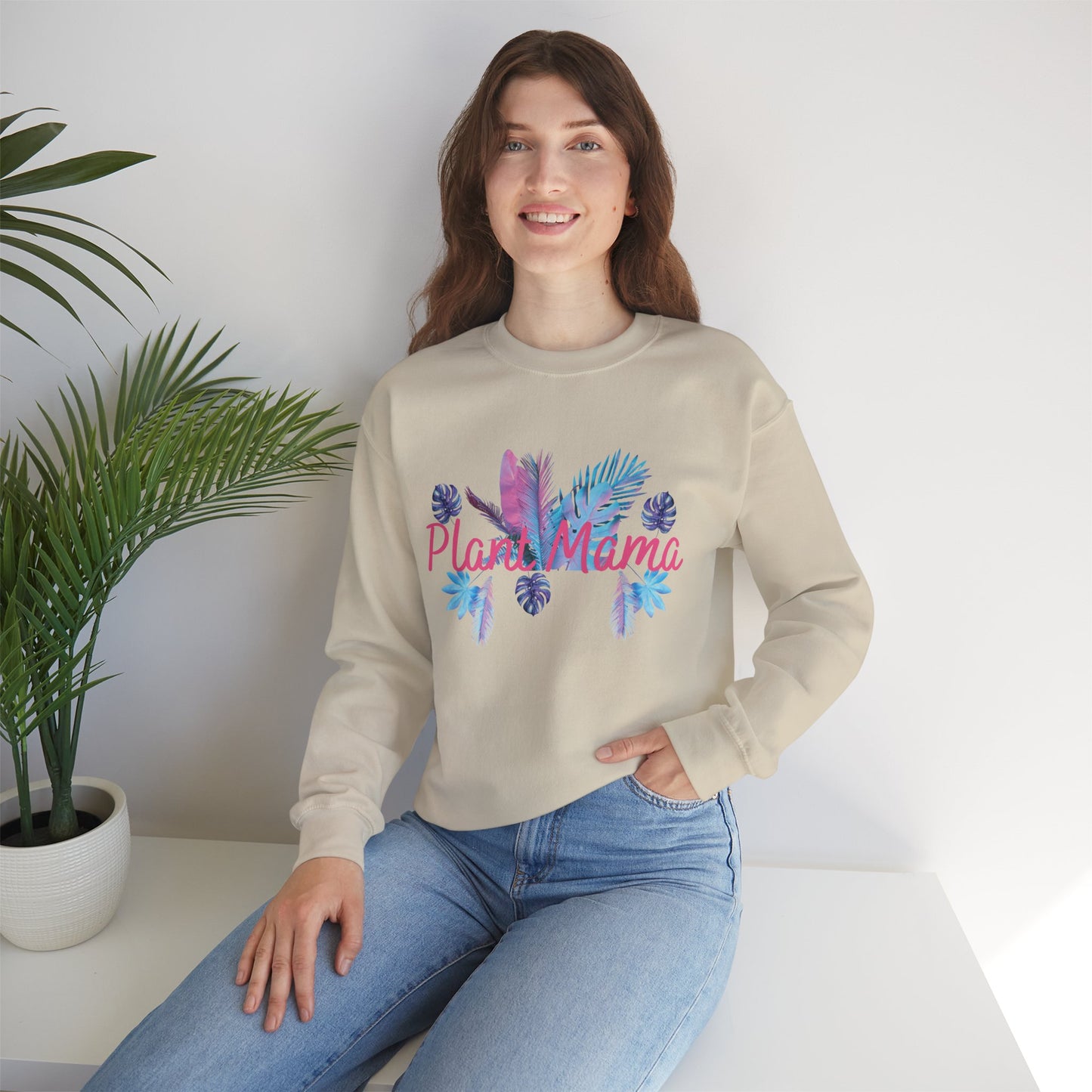 Plant Mama Crewneck Sweatshirt — Floral Mom Gift