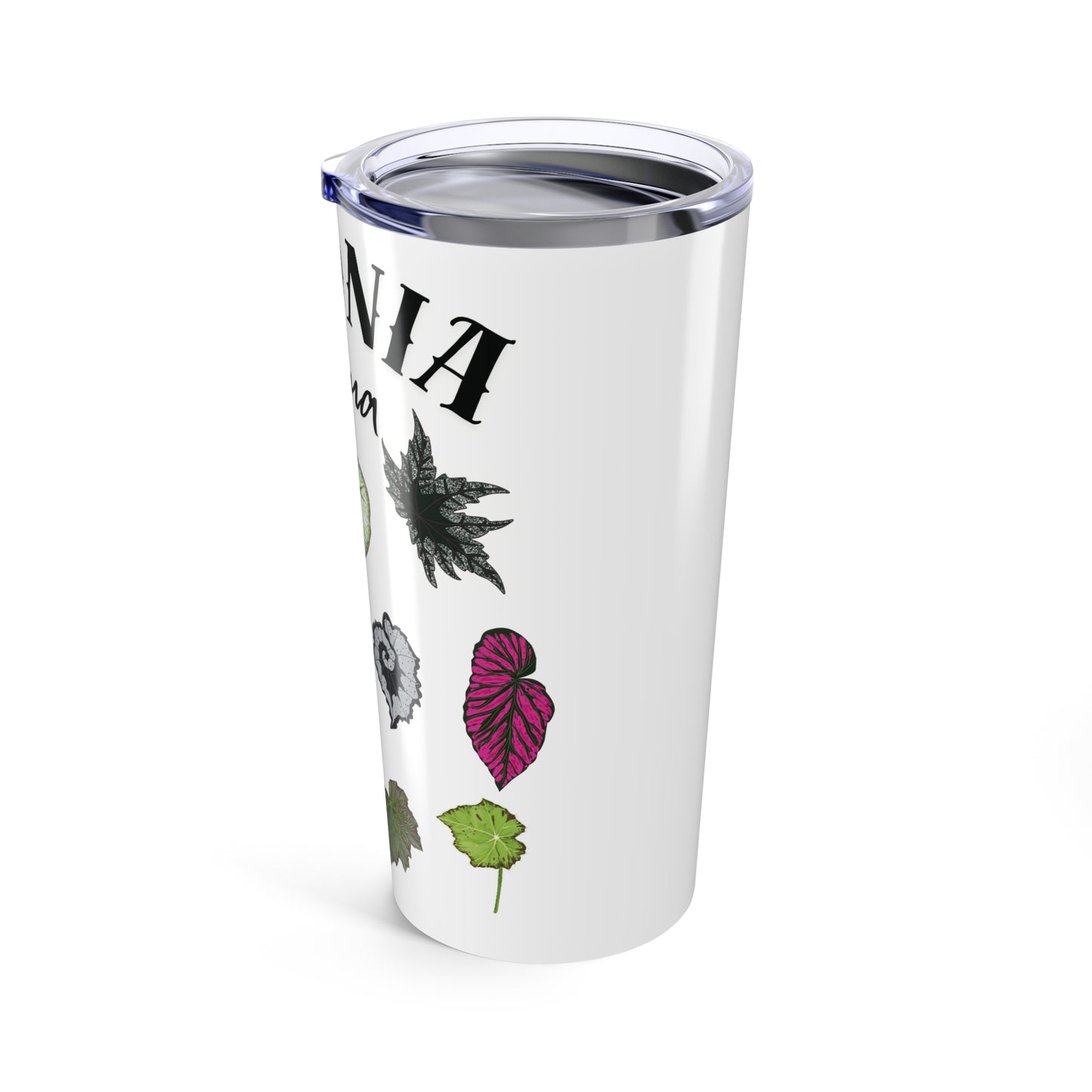 Begonia Mama 20oz Tumbler — Floral Plant Lover Travel Mug