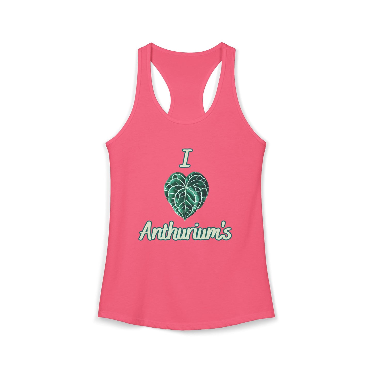 I Love Anthurium's - Women's Ideal Racerback Tank
