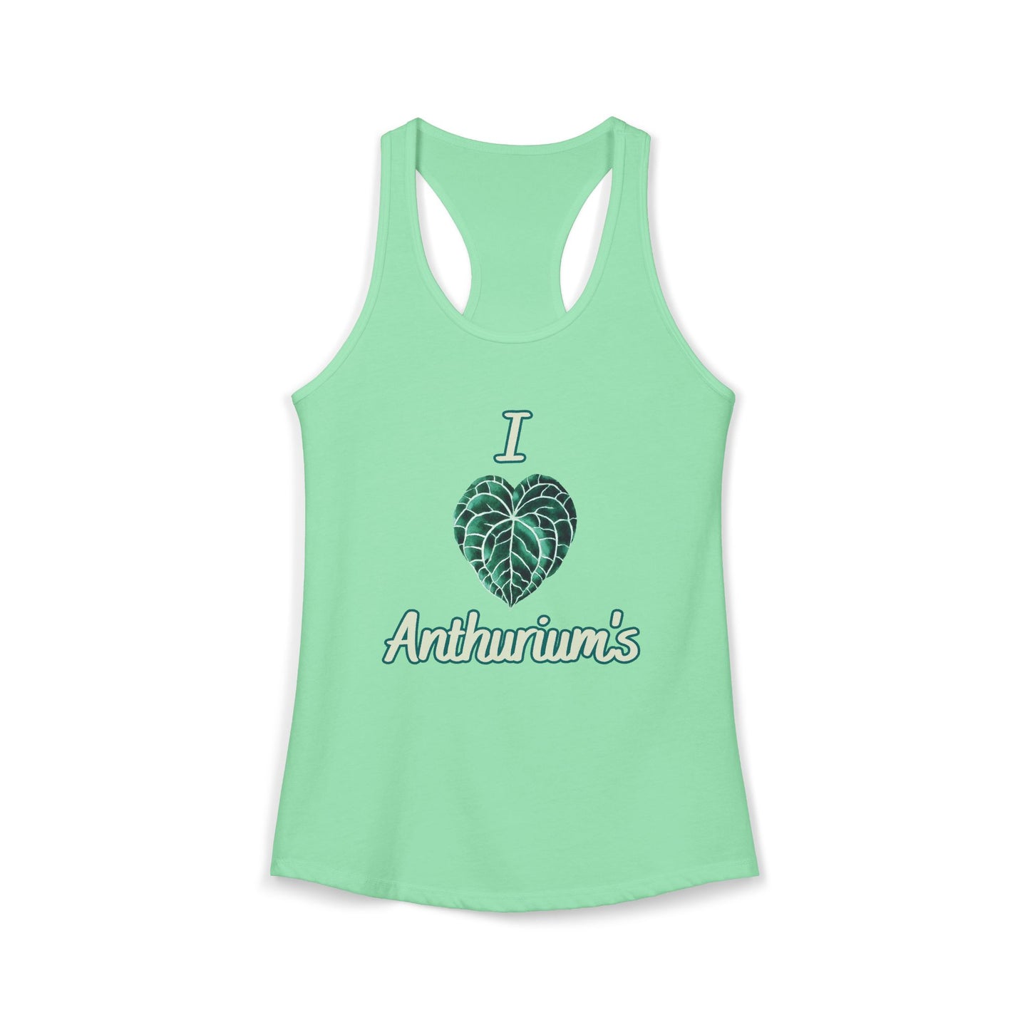 I Love Anthurium's - Women's Ideal Racerback Tank