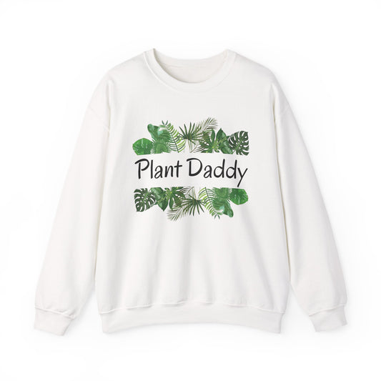 Plant Daddy Crewneck Sweatshirt — Botanical Graphic Sweatshirt for Plant Lovers