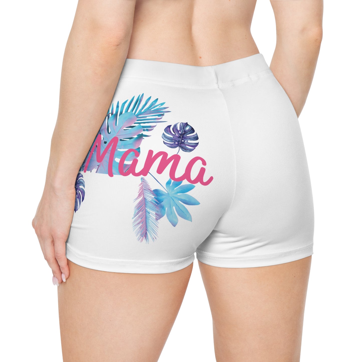 Plant Mama, Women's Plant Era Shorts, Relaxed Fit Yoga Shorts, Summer Lounge Wear, Gift for Plant Lovers, Holiday Casual Fashion