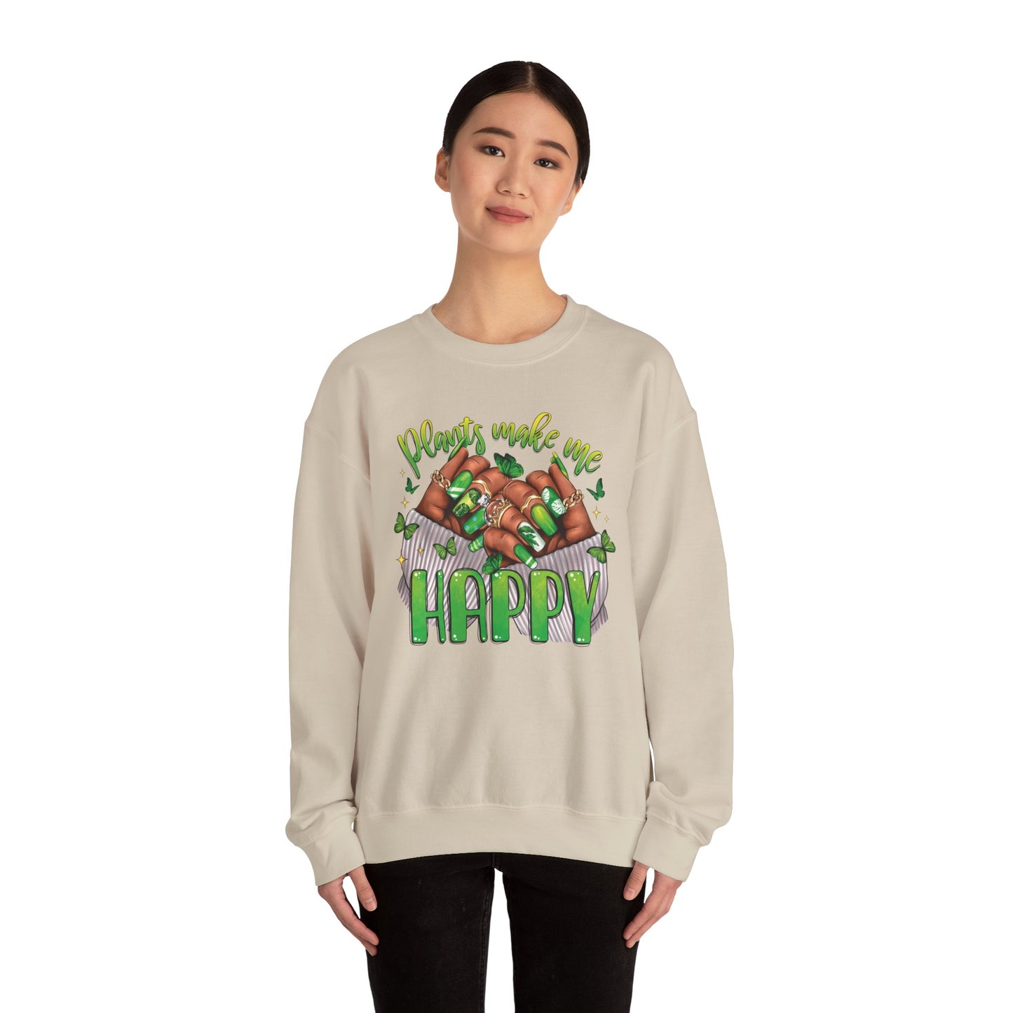 Plants Make Me Happy Sweatshirt