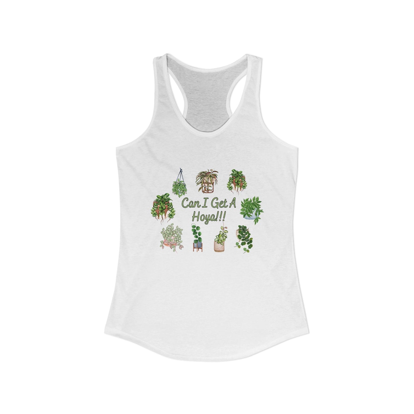 Can I Get A Hoya - Women's Ideal Racerback Tank