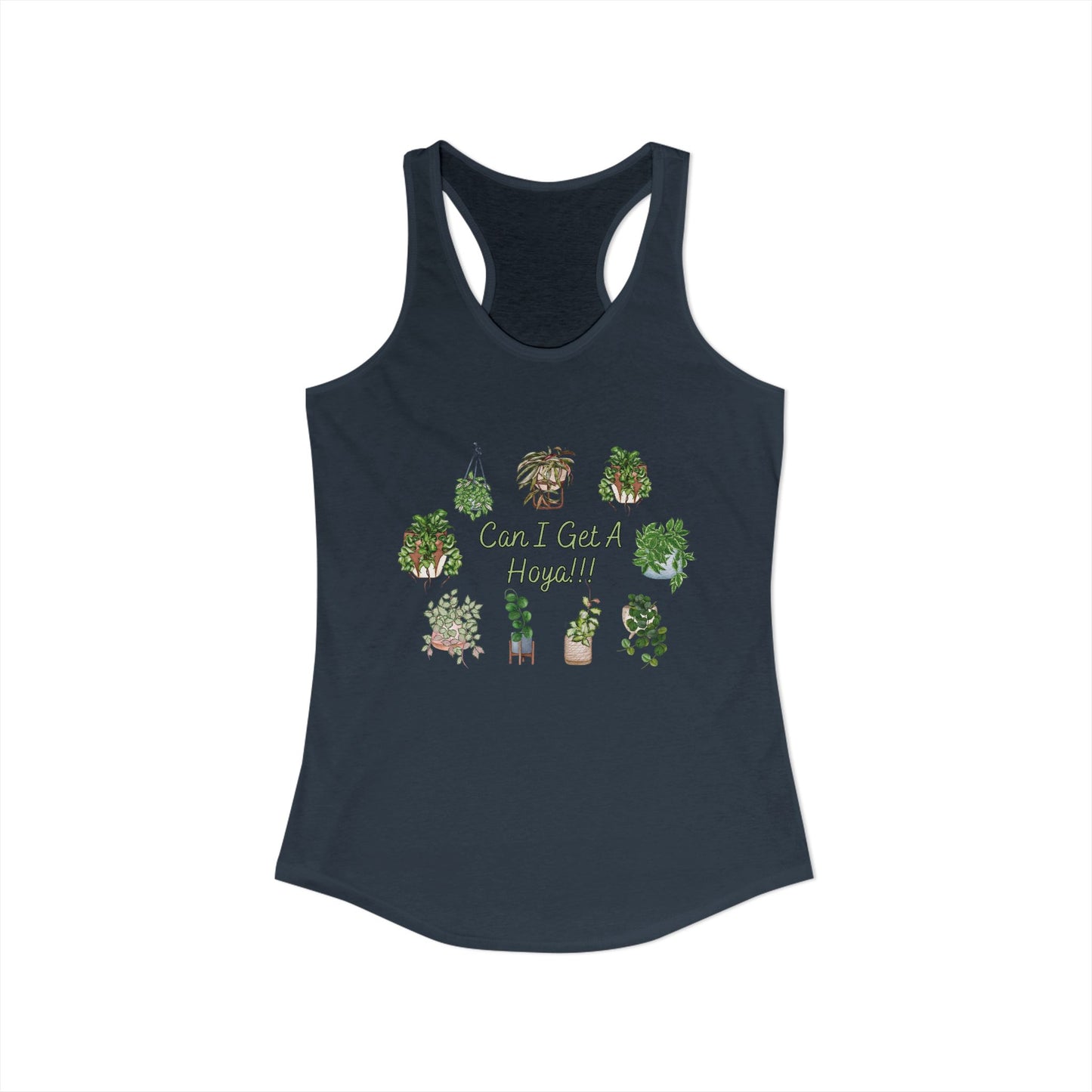 Can I Get A Hoya - Women's Ideal Racerback Tank