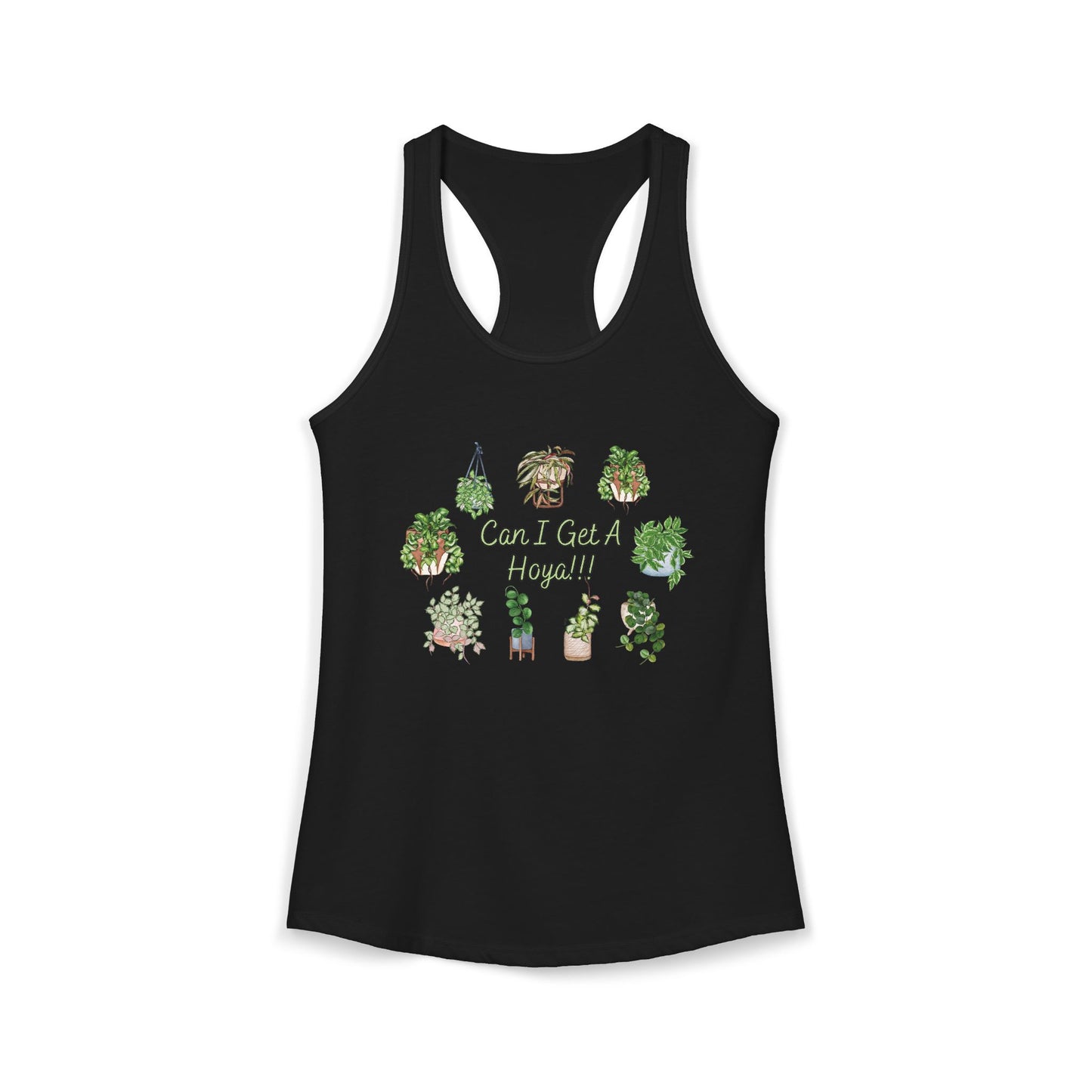 Can I Get A Hoya - Women's Ideal Racerback Tank