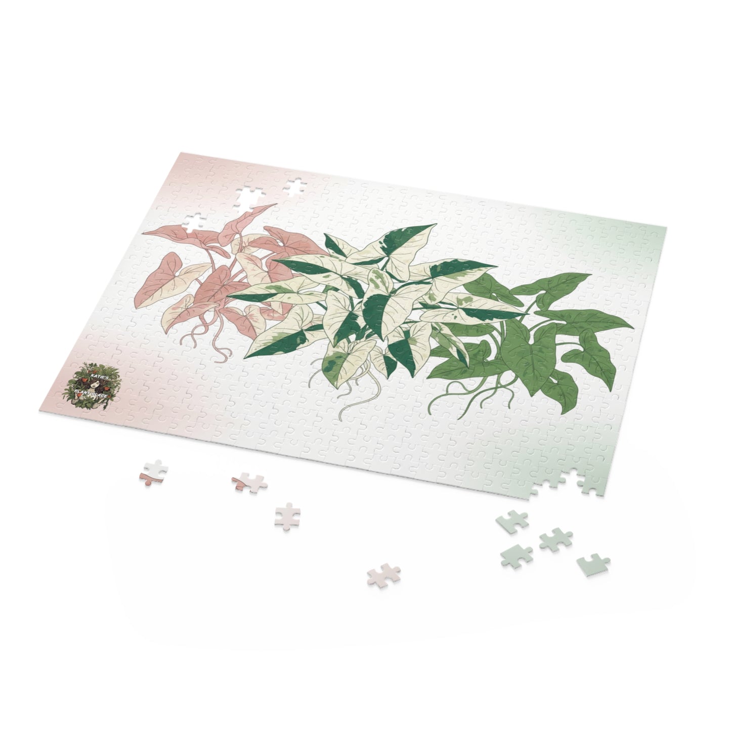 Syngonium Jigsaw Puzzle – 120/252/500-Piece Botanical Puzzle