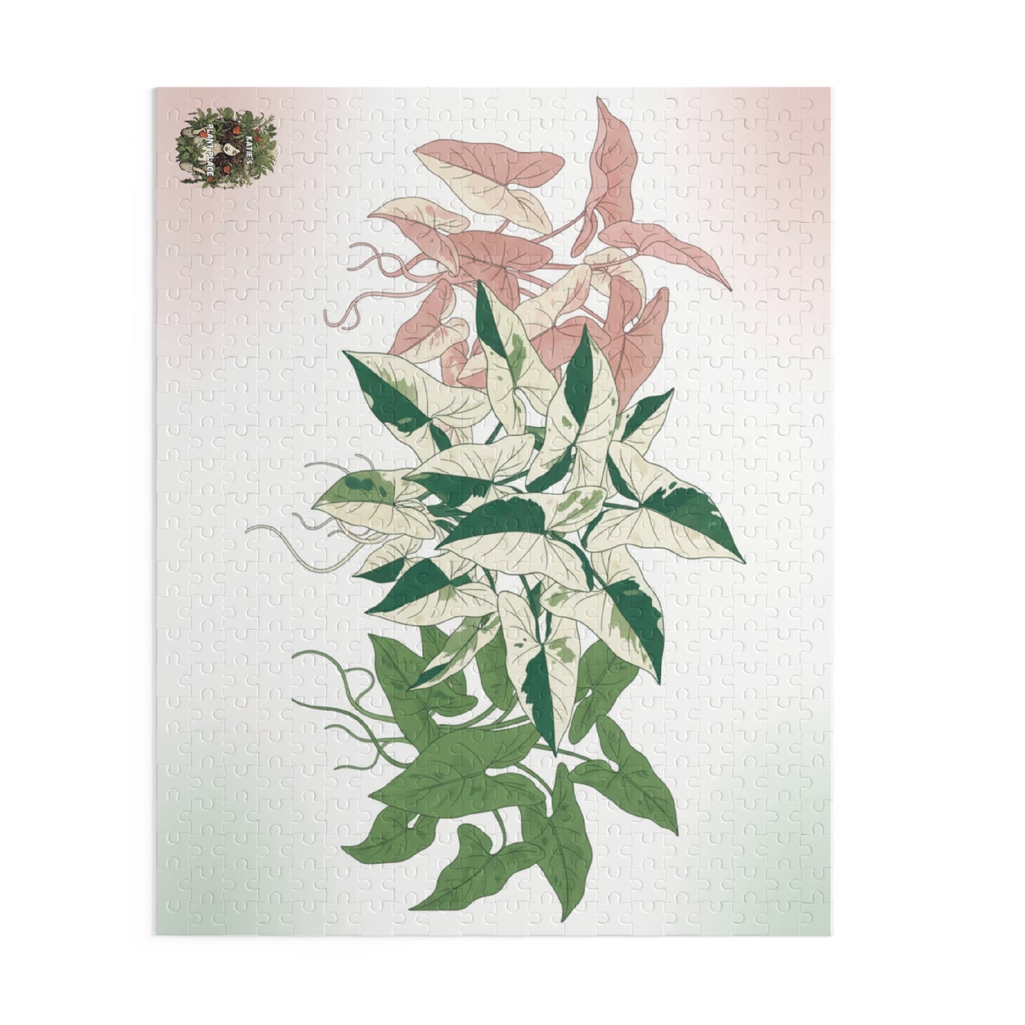 Syngonium Jigsaw Puzzle – 120/252/500-Piece Botanical Puzzle